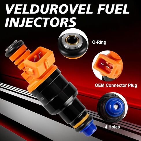 Fuel Injectors 8PCS Fit for:Ford F150 1997-2003 4.6L 1997-2002 Expedition F250 5.4L for:Mustang Gt 1996-2004 V8 for:Lincoln Town Car 1991-1994 0280150943 280150943 in Kuwait