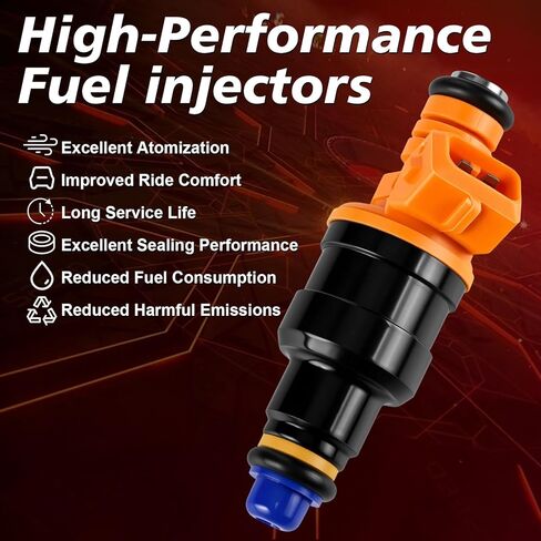 Fuel Injectors 8PCS Fit for:Ford F150 1997-2003 4.6L 1997-2002 Expedition F250 5.4L for:Mustang Gt 1996-2004 V8 for:Lincoln Town Car 1991-1994 0280150943 280150943 in Kuwait