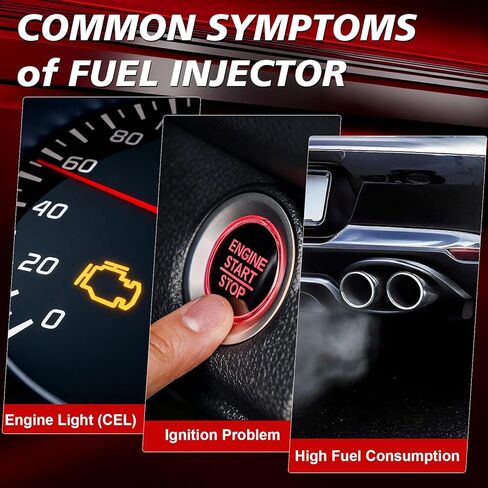 Fuel Injectors 8PCS Fit for:Ford F150 1997-2003 4.6L 1997-2002 Expedition F250 5.4L for:Mustang Gt 1996-2004 V8 for:Lincoln Town Car 1991-1994 0280150943 280150943 in Kuwait