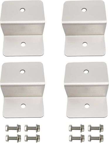 Solar Panel Mounting Z Bracket Mounts Kits with Nuts and Bolts for RV Boat Off Grid Roof Installation 4 Units in Saudi Arabia