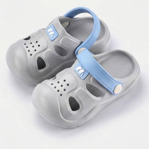 Kids Clogs Garden Shoes - Lightweight Slip-On Sandals for Boys & Girls - Non-Slip Quick-Dry Beach Water Shoes with Adjustable Heel Strap in Saudi Arabia