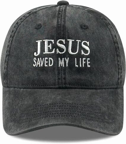 Inspirational Christian Baseball Cap, Adjustable Embroidered Cotton Hat for Men Women Dad Hat Gifts for His Her in Saudi Arabia