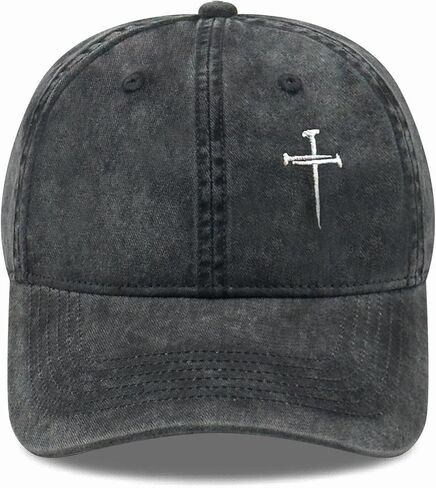 Inspirational Christian Baseball Cap, Adjustable Embroidered Cotton Hat for Men Women Dad Hat Gifts for His Her in Saudi Arabia