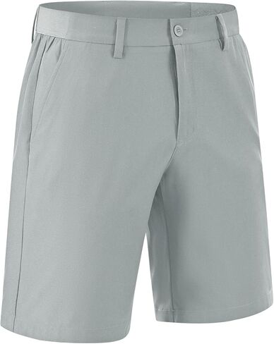 BGOWATU Men's Golf Shorts 9" Stretch Dress Shorts Lightweight Quick Dry Casual Summer Hiking Shorts with 5 Pockets in Kuwait