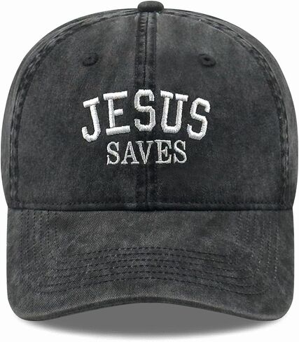 Inspirational Christian Baseball Cap, Adjustable Embroidered Cotton Hat for Men Women Dad Hat Gifts for His Her in Saudi Arabia