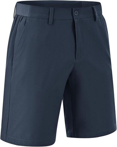 BGOWATU Men's Golf Shorts 9" Stretch Dress Shorts Lightweight Quick Dry Casual Summer Hiking Shorts with 5 Pockets in Saudi Arabia