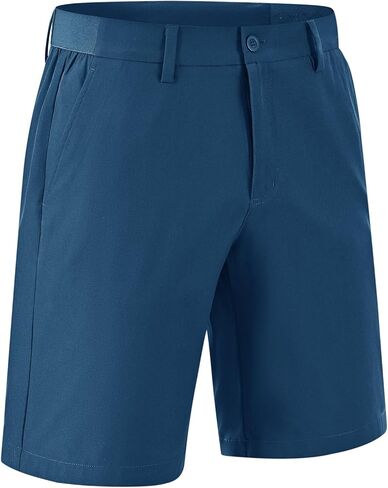BGOWATU Men's Golf Shorts 9" Stretch Dress Shorts Lightweight Quick Dry Casual Summer Hiking Shorts with 5 Pockets in Saudi Arabia