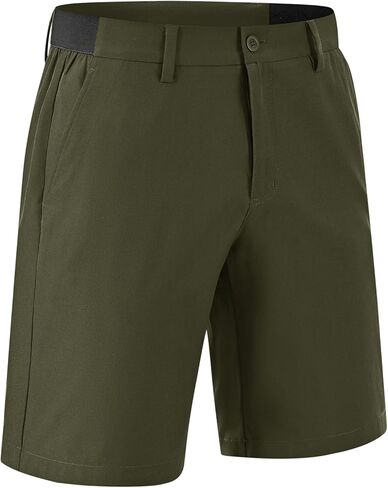 BGOWATU Men's Golf Shorts 9" Stretch Dress Shorts Lightweight Quick Dry Casual Summer Hiking Shorts with 5 Pockets in Saudi Arabia