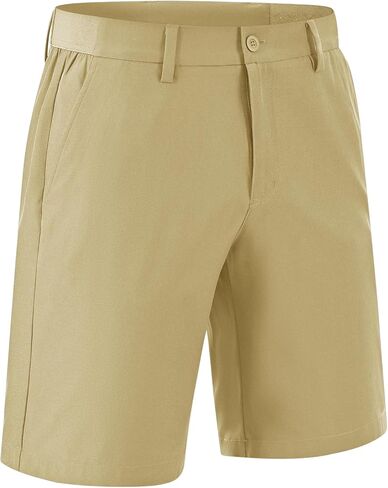 BGOWATU Men's Golf Shorts 9" Stretch Dress Shorts Lightweight Quick Dry Casual Summer Hiking Shorts with 5 Pockets in Saudi Arabia