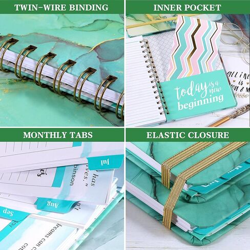 Planner 2026-2027 - Academic Planner 2026-2027, Jul. 2026 - Jun. 2027, 26-27 Weekly and Monthly with Tabs, 6.3" x 8.4", Tabs, Hardcover, Back Pocket in Saudi Arabia