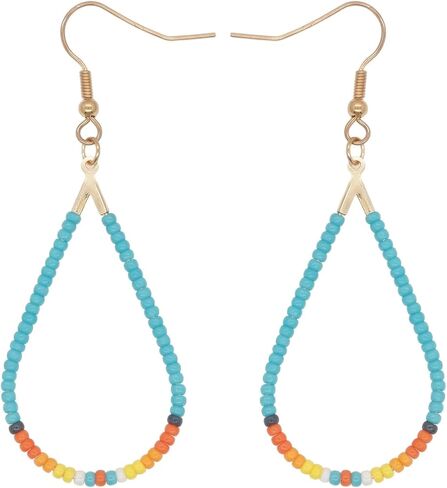 Handmade Gemstone Dangle Cross Earrings for Women, 14K Gold Plated Hypoallergenic Drop Jewelry for Halloween and Christmas Gifts in Saudi Arabia