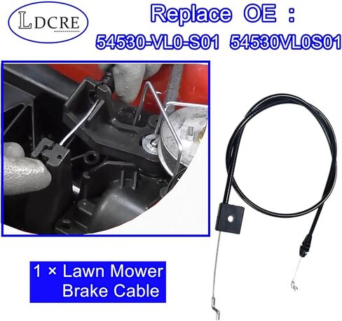 54530-VL0-S01 كابل فرامل جزازة العشب لهوندا HRR216 وHRX217، كابل محرك جزازة العشب، كابل فرامل جزازة العشب يستبدل 54530-VL0-S01 54530VL0S01 in Saudi Arabia