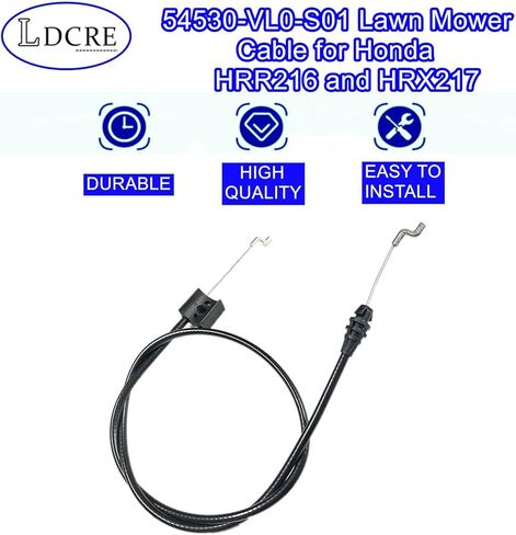 54530-VL0-S01 كابل فرامل جزازة العشب لهوندا HRR216 وHRX217، كابل محرك جزازة العشب، كابل فرامل جزازة العشب يستبدل 54530-VL0-S01 54530VL0S01 in Saudi Arabia