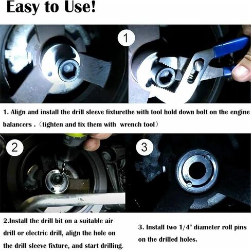 كرنك دبوس عدة ل LS1 LS2 LS3 LT1 LQ4 LQ9 LSX LSA 5.3 6.0 العمود المرفقي المثبط الحفر تثبيت تركيبات أداة 1 قطعة in Kuwait
