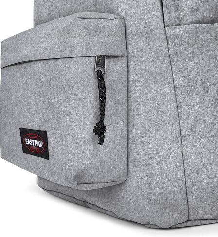 حقيبة ظهر للكمبيوتر المحمول سعة 31 لترًا للمكتب النهاري من EASTPAK للأجهزة مقاس 16 بوصة - حقيبة سفر آمنة للعمل، حقيبة ظهر متينة للركاب مع جيب مخفي وحامل زجاجات، رمادي يوم الأحد in Kuwait