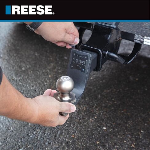 Reese 21536 Drawbar 2 Inch Square and Ballmount Towing 2 Inch Starter Kit, Black in Kuwait