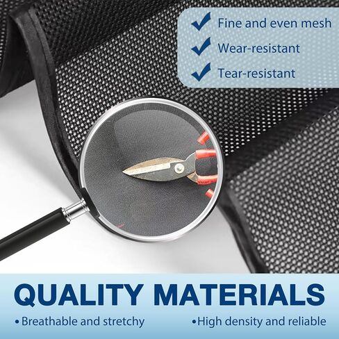 شاشة حشرات مغناطيسية مقاس 65 بوصة ارتفاع × 65 بوصة عرض تناسب سيارات مرسيدس سبرينتر وفورد ترانزيت وشبكة ناموسية مغناطيسية للباب الخلفي والسقف القياسي من بروماستر لسيارة فان in Kuwait