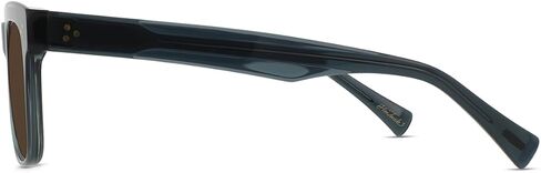 RAEN - BREVEN - Unisex Square Sunglasses UV Protection - Absinthe/Vibrant Brown Polarized Lens (Size 55 MM) in Saudi Arabia