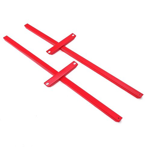 KUAFU Subframe Connector 12 Gauge Compatible with 1979-2004 Ford Mustang Cobras w/Hardware Powder Coated Steel - Red in Saudi Arabia