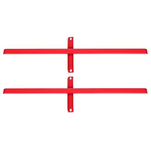 KUAFU Subframe Connector 12 Gauge Compatible with 1979-2004 Ford Mustang Cobras w/Hardware Powder Coated Steel - Red in Saudi Arabia