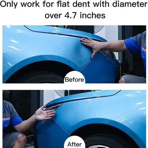 Car Dent Repair Suction Cup Tool - Quick Fix Flat Dent Puller for Car Body Indents, Heavy-Duty Rubber Suction Cup Dent Repair Kit (Fits Dents Over 4.7in Diameter) in Saudi Arabia