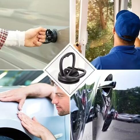 Car Dent Repair Suction Cup Tool - Quick Fix Flat Dent Puller for Car Body Indents, Heavy-Duty Rubber Suction Cup Dent Repair Kit (Fits Dents Over 4.7in Diameter) in Saudi Arabia