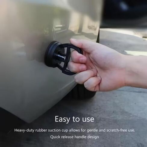 Car Dent Repair Suction Cup Tool - Quick Fix Flat Dent Puller for Car Body Indents, Heavy-Duty Rubber Suction Cup Dent Repair Kit (Fits Dents Over 4.7in Diameter) in Saudi Arabia