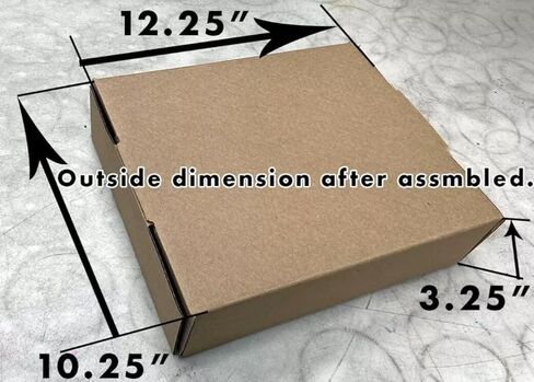 صناديق شحن مقاس 12 × 10 × 3 بوصة، عبوة من 25 قطعة، صندوق من الورق المقوى المموج الصغير لتعبئة البريد البريدي (12 بوصة طول × 10 بوصة عرض × 3 بوصة ارتفاع) in Kuwait