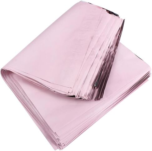 50 عبوة من رسائل البريد المصنوعة من البوليستر الوردي، 10. 2x6. أكياس شحن بلاستيكية ذاتية اللصق مقاس 7 بوصات، حقائب بريدية للتعبئة شديدة التحمل للشركات الصغيرة in Kuwait