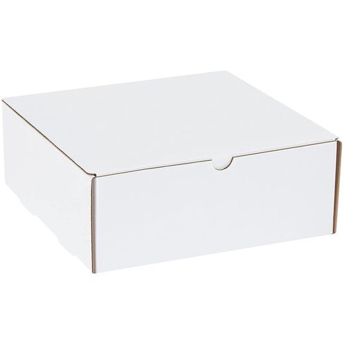 BOX USA BM10104 10"L x 10"W x 4"H, White (Pack of 50) in Saudi Arabia