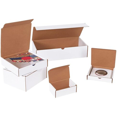 BOX USA BM10104 10"L x 10"W x 4"H, White (Pack of 50) in Saudi Arabia