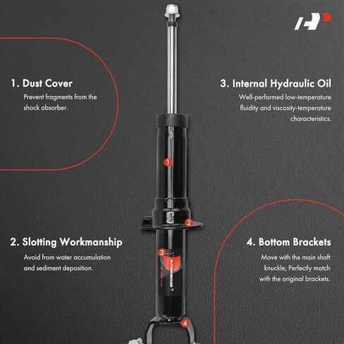 A-Premium Rear Shock Absorber Strut Compatible with Ram 1500 2019-2024, 2-PC Set in Saudi Arabia