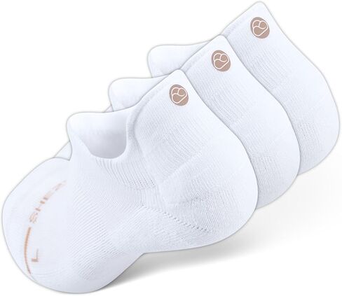 مجموعة من 3 جوارب للكاحل مضادة للبثور من SHEZZA - كعب مبطن، راحة مسامية، فيروسية على TikTok، للجنسين in Kuwait