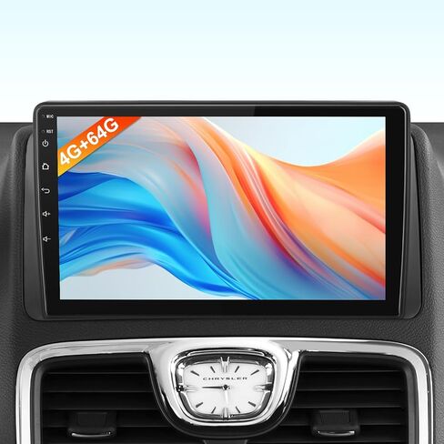 AWESAFE Car Radio Stereo Qualcomm 8-Core [4+64GB] Android 13 for Dodge Grand Caravan 2008-2020 Chrysler Town & Country 2011-2016, 9-inch Touch Screen Stereo with CarPlay Android Auto in Kuwait