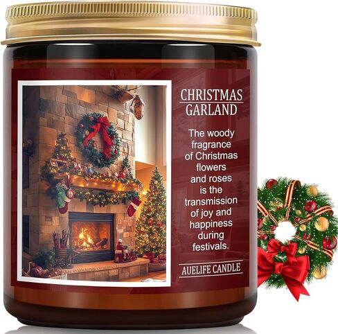 Blackcurrant Rose Scented Candles - Candles Gifts for Women, Soy Candles for Home Scented, Glass Jar Aromatherapy Candles Gifts for Friend, Family, Women, Men in Saudi Arabia