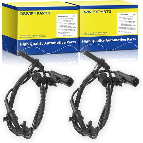 مستشعر سرعة العجلات ABS مناسب لسيارة شيفروليه ماليبو 2013 2014 2015، شيفروليه إمبالا 2014 2015 2016 2017 2018 2019 2020، جانب السائق والراكب الأمامي، قطعتان in Kuwait