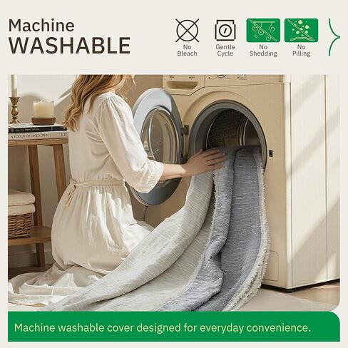 أغطية أريكة قابلة للغسل للأريكة، أغطية أريكة بوهو تشينيل بيضاء ناعمة لـ 2 وسادة مقسمة على شكل حرف L، غطاء أريكة صديق للحيوانات الأليفة، بطانية مجعدة مضادة للخدش مع شرابات 71 بوصة × 118 بوصة in Kuwait