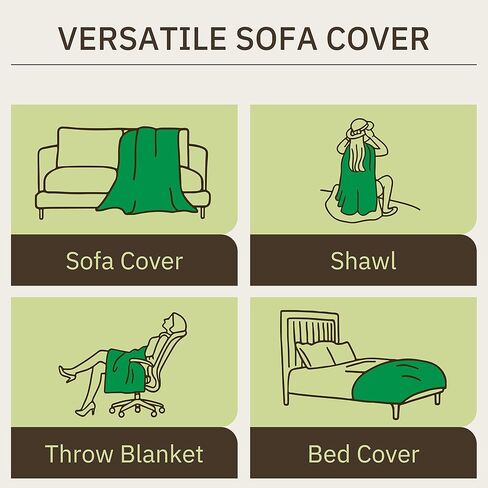 أغطية أريكة قابلة للغسل للأريكة، أغطية أريكة بوهو تشينيل بيضاء ناعمة لـ 2 وسادة مقسمة على شكل حرف L، غطاء أريكة صديق للحيوانات الأليفة، بطانية مجعدة مضادة للخدش مع شرابات 71 بوصة × 118 بوصة in Kuwait