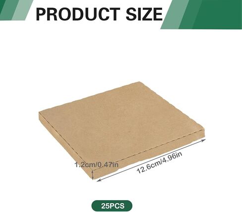 25 قطعة من صندوق بريد الأقراص المضغوطة، صناديق شحن بنية اللون مقاس 4.96 × 5.7 × 0.47 بوصة، أكياس بريد مموجة، لنقل البريد المنزلي والشحن والتخزين والهدايا in Kuwait