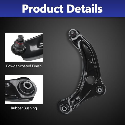2pcs Front Suspension Lower Control Arm w/Ball Joint Bushings Replacement for 2018-2024 Nissan Kicks 2020-2024 Nissan Versa CMS301265 545015RL1B CMS301266 545005RL1B in Saudi Arabia