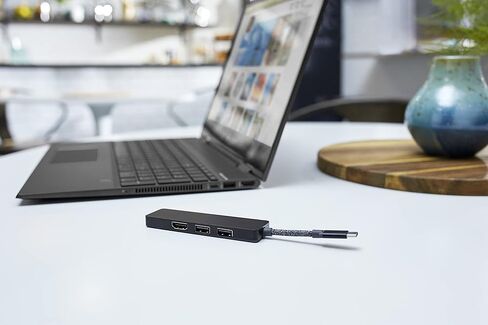 موزع HP Elite USB-C مع منفذ USB-C بقدرة 90 واط وشحن مع منافذ USB-A HDMI، (4WX89AA) in Saudi Arabia