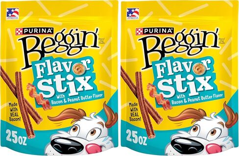 Purina Beggin'’ Flavor Stix with Bacon and Peanut Butter Flavor Dog Chew Stix - 40 oz. Pouch in Saudi Arabia