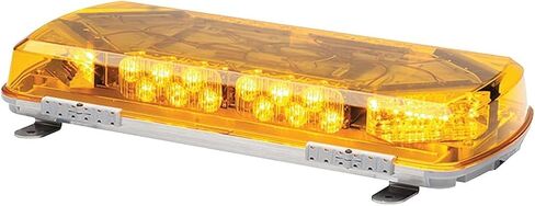 Whelen Engineering Century Series Super-LED Mini Lightbar, 16" Permanent Mount - Amber w/ Clear Dome in Kuwait