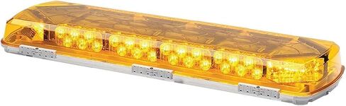 Whelen Engineering Century Series Super-LED Mini Lightbar, 16" Permanent Mount - Amber w/ Clear Dome in Kuwait