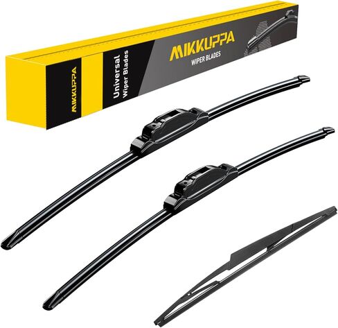 MIKKUPPA 22"+22"+16" استبدال شفرات ممسحة الزجاج الأمامي لـ 2009-2015 Ford Expedition، شفرات ممسحة أمامية وخلفية، متينة ومستقرة وهادئة طوال الموسم (عبوة من 3) in Saudi Arabia