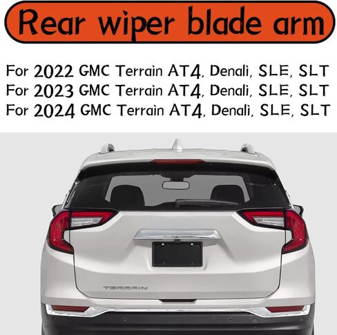 Rear wiper blade arm For GMC Terrain 2022 2023 2024 SLE SLT AT4 Denali Rear back windshield wiper blade arm in Saudi Arabia