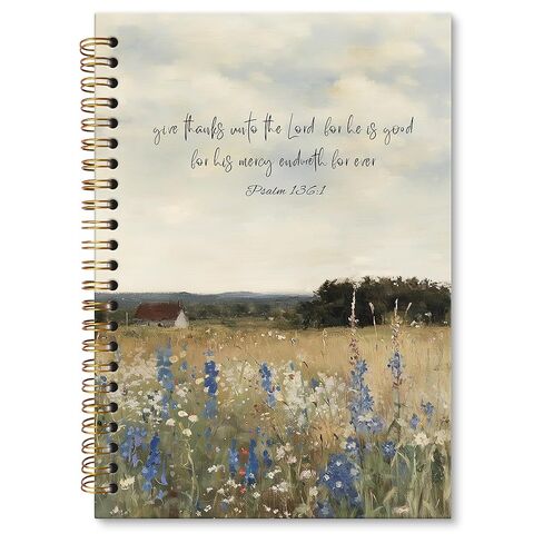 XNXLDYLH Christian Bible Floral Notebook Journal, Church Nature Spiral Notebook, Bible Study Prayer Spiritual Faith Journal Notebooks for Women, Christian Office School Supplies Gifts, 5.5x8.3 Inch in Saudi Arabia