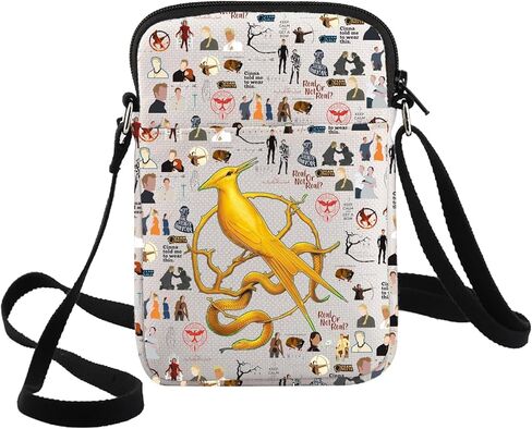 G2TUP Hunger Movie Inspired Crossbody Bag Katniss Bird Fans Gifts Real Or Not Real Bird Shoulder Bag For Movie Fans in Saudi Arabia
