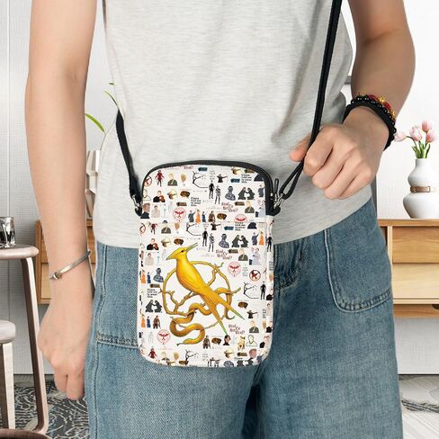 G2TUP Hunger Movie Inspired Crossbody Bag Katniss Bird Fans Gifts Real Or Not Real Bird Shoulder Bag For Movie Fans in Saudi Arabia