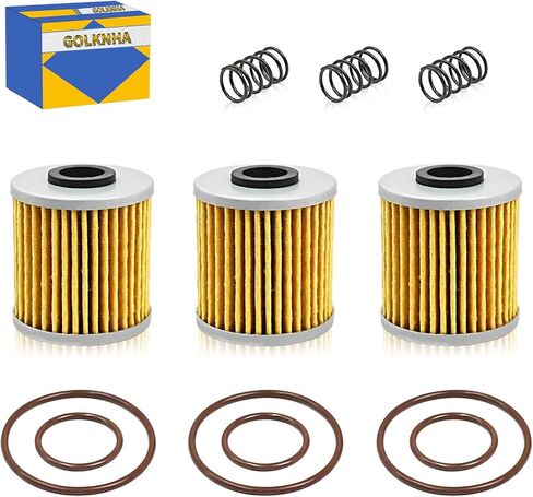 3 قطعة طقم استبدال عنصر فلتر الزيت لكاواساكي KX250 2019-2025 /KX250F 2005-2020/ سوزوكي RMZ250 2004-2006 RMZ KX 250 250F in Saudi Arabia